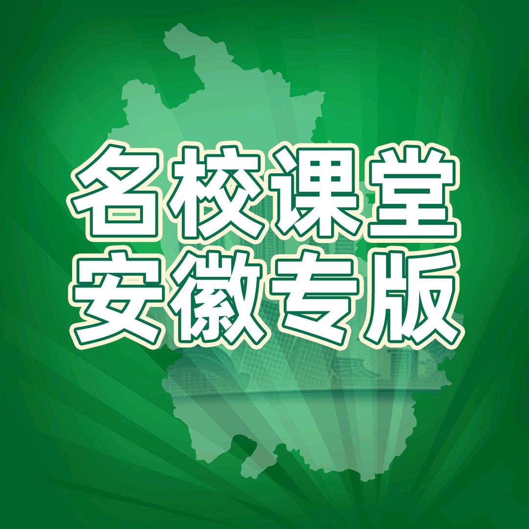 名校课堂皖籍专版
