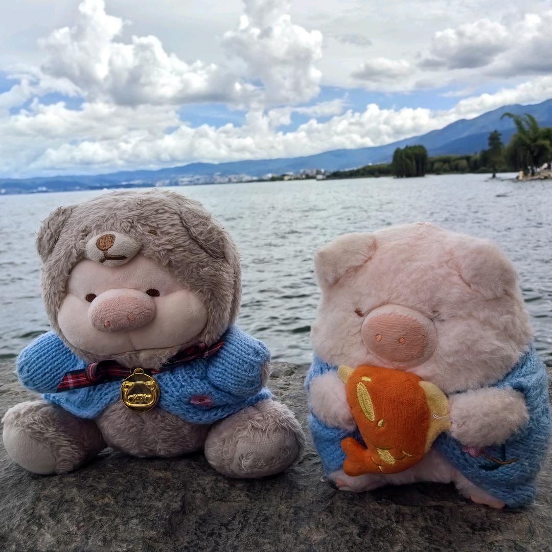 静小惠和我宝2030在别野晒太阳🌙🍅