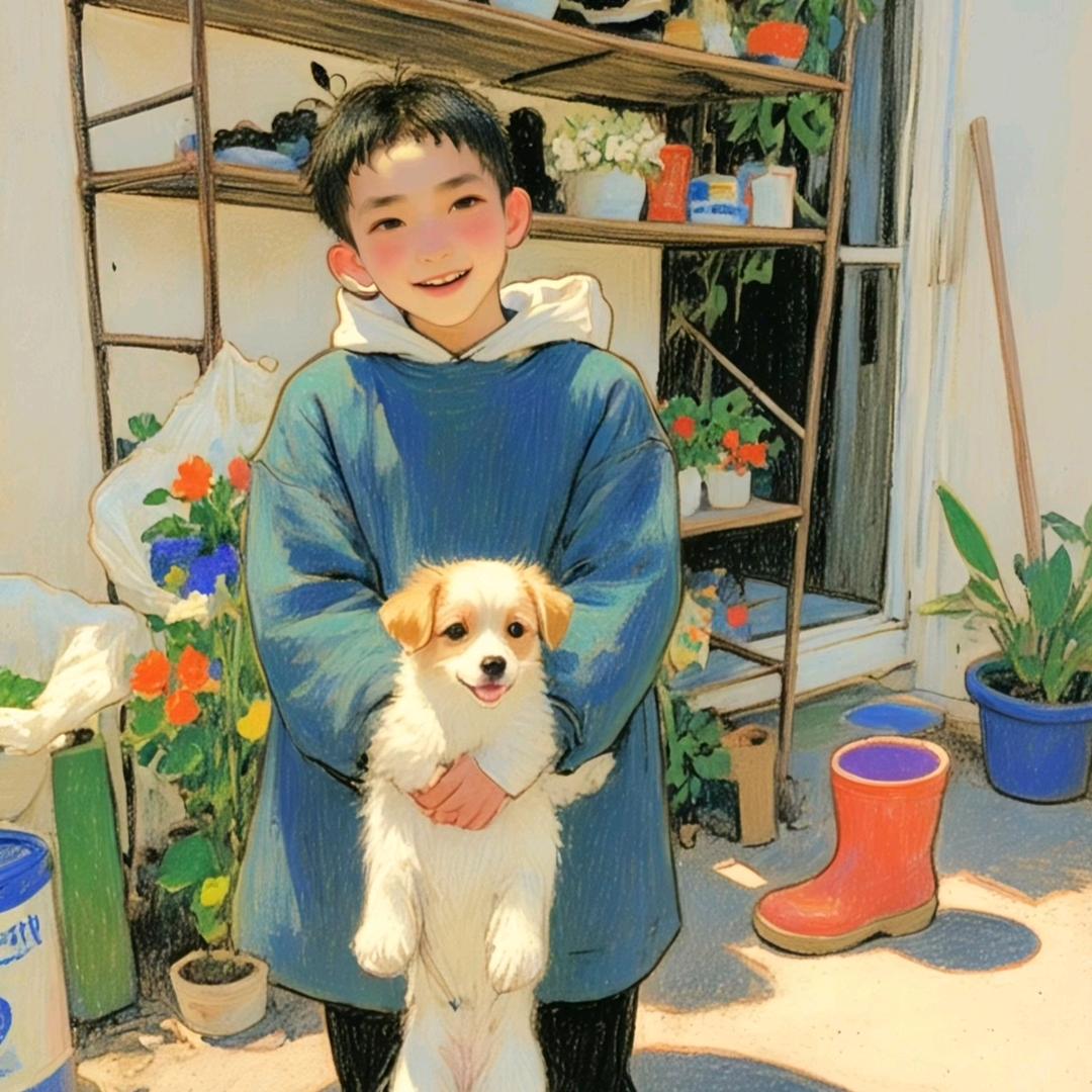 一只懒惰的猫