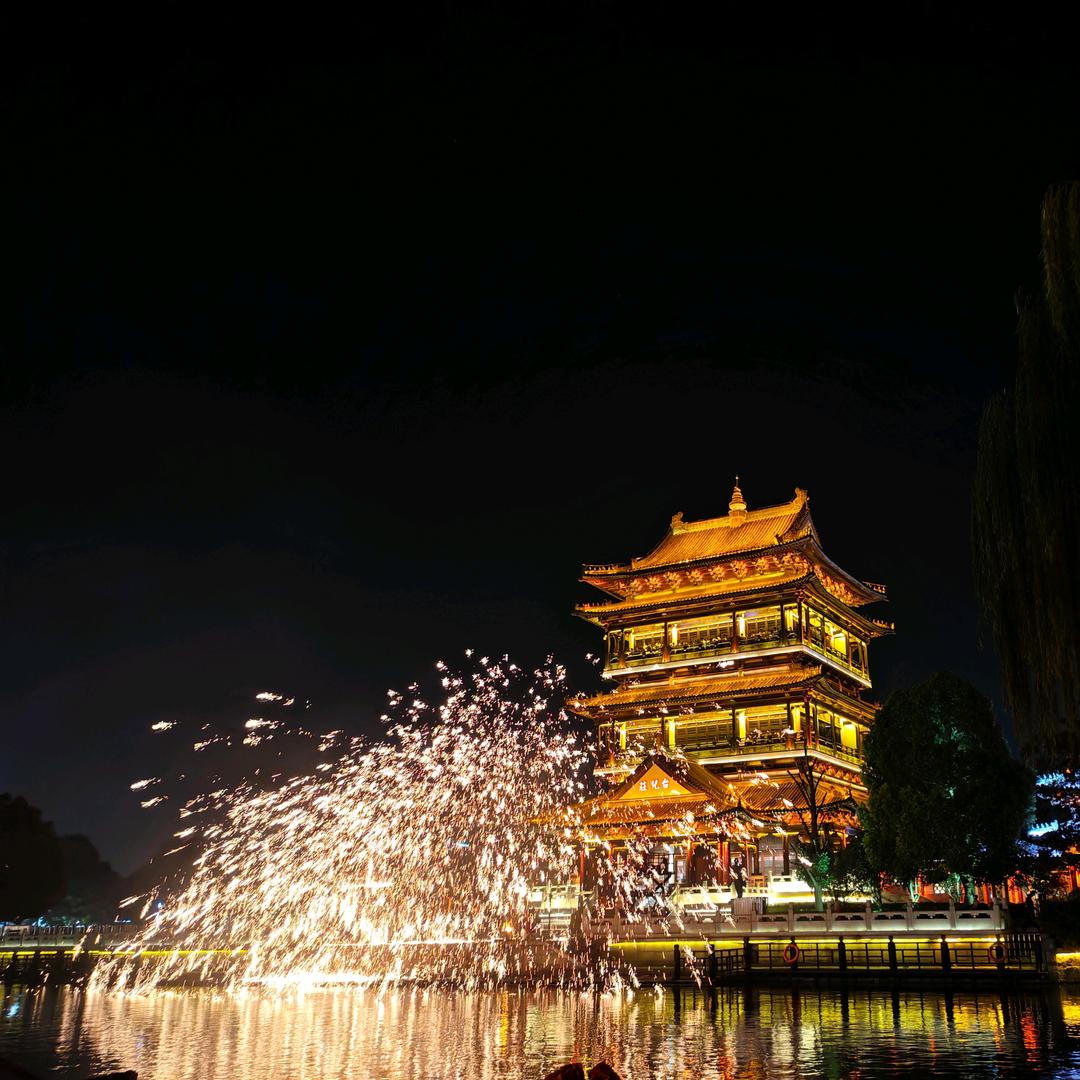 台儿庄古城打工人