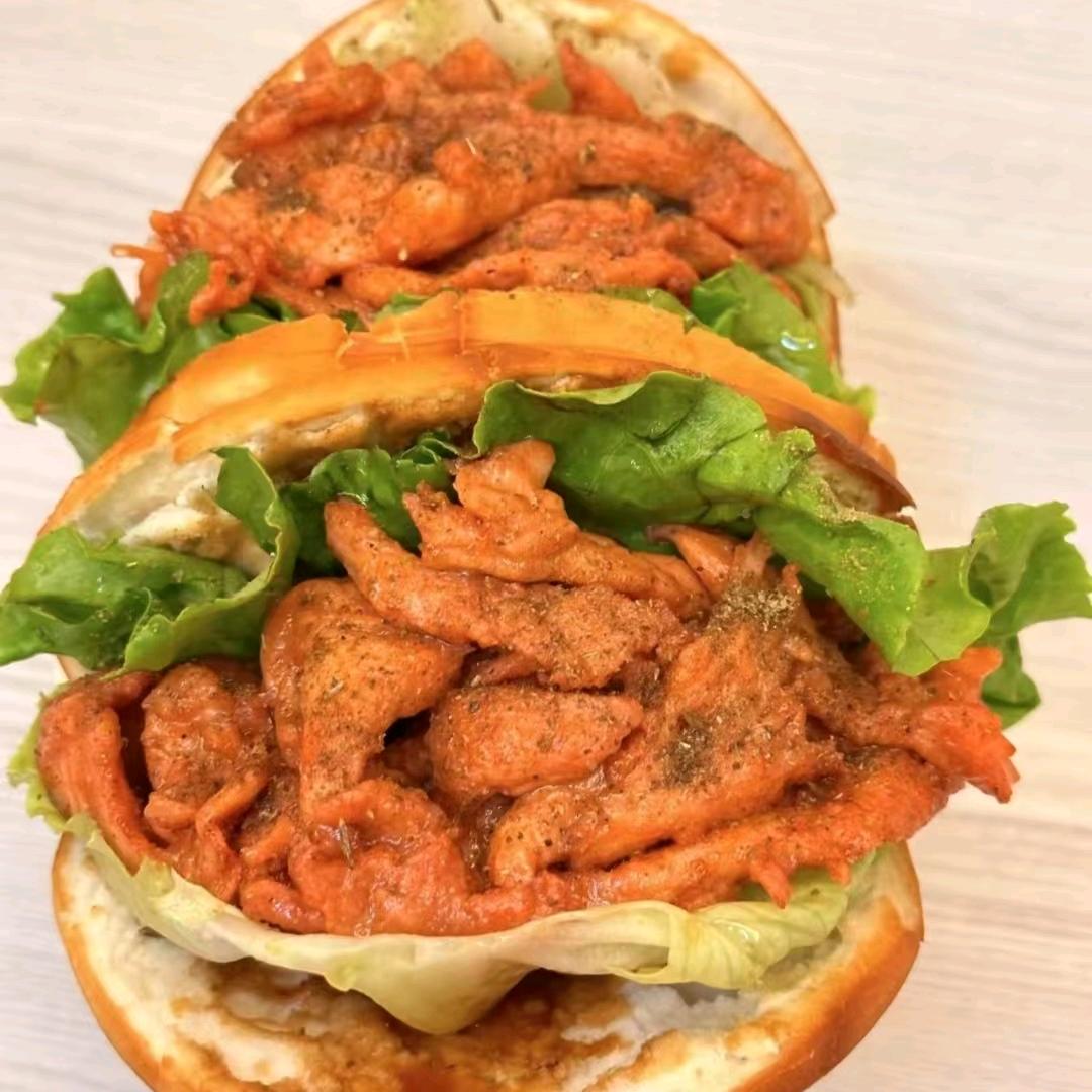 青岗集里脊肉夹馍