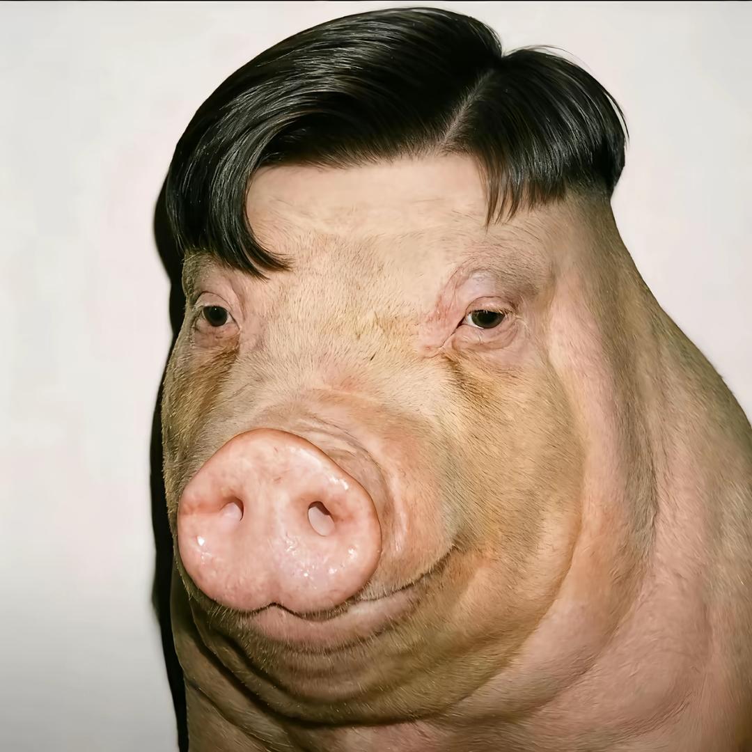 一股猪肉味！