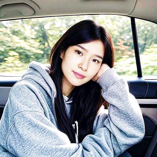 卖风机的小姐姐