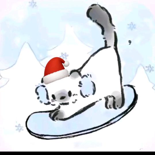 一只滑雪小猫💋