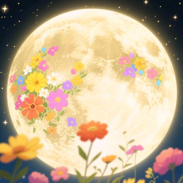 开满鲜花的月亮