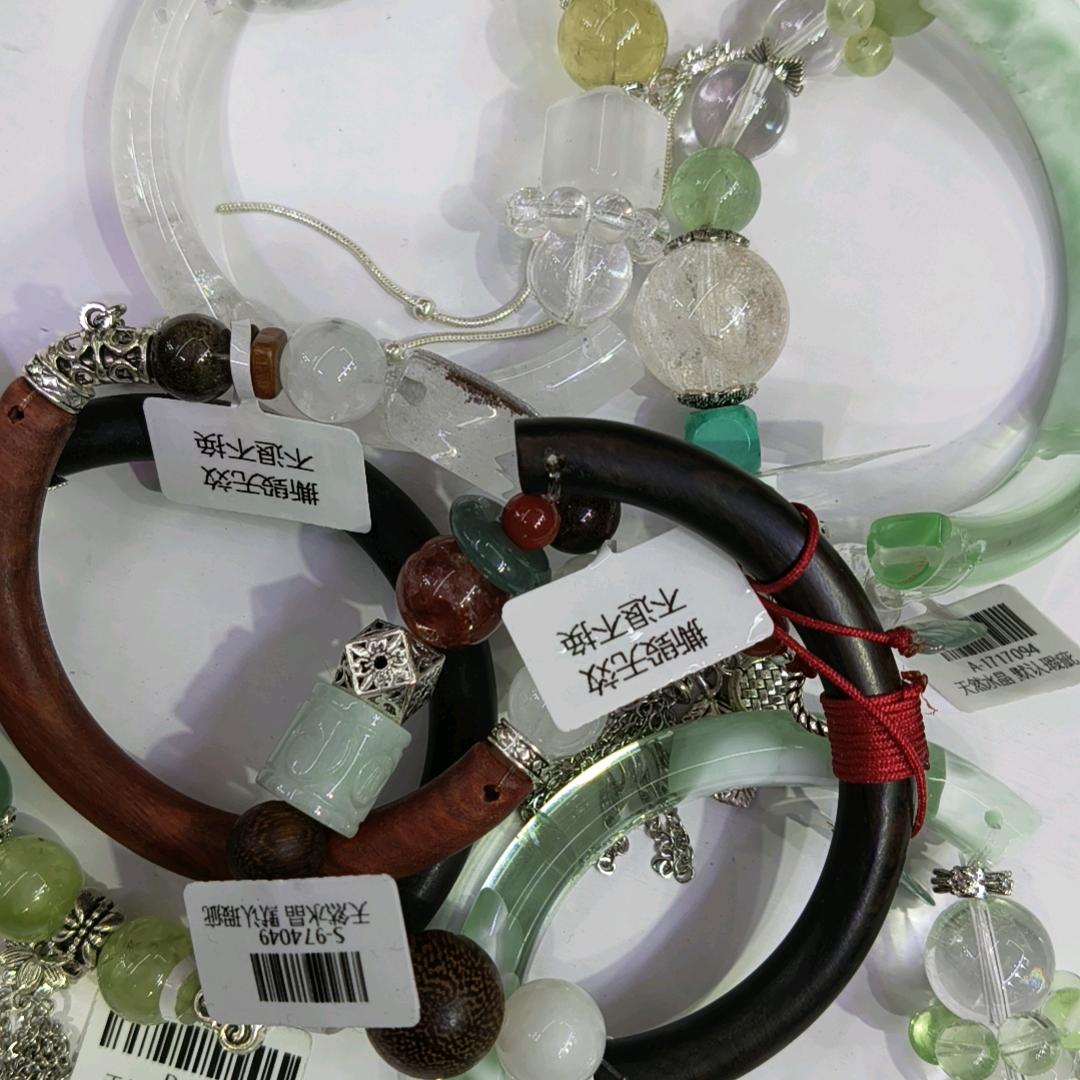 天然水晶珠宝DIY批发直播间专供