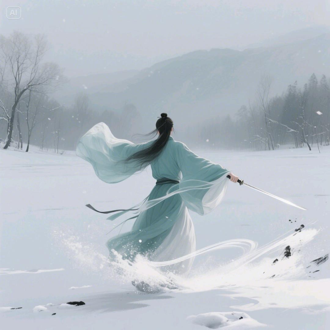 雪落青衫