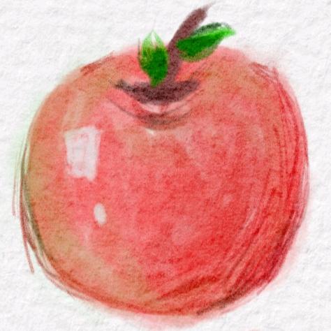 An apple