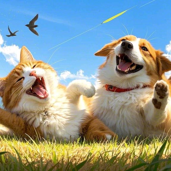 老侯和他的毛孩子们