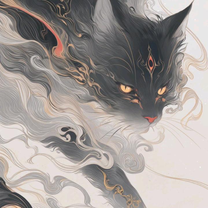 抓怪兽的猫咪