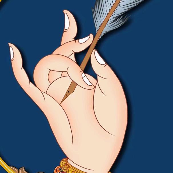 藏文书法爱好者：阿旺拉姆🖊️