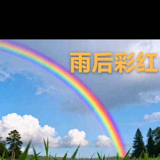 雨后的彩虹