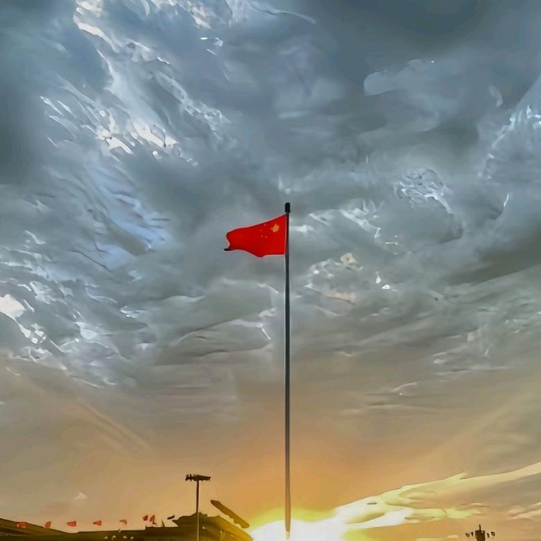 五星红旗带着人民