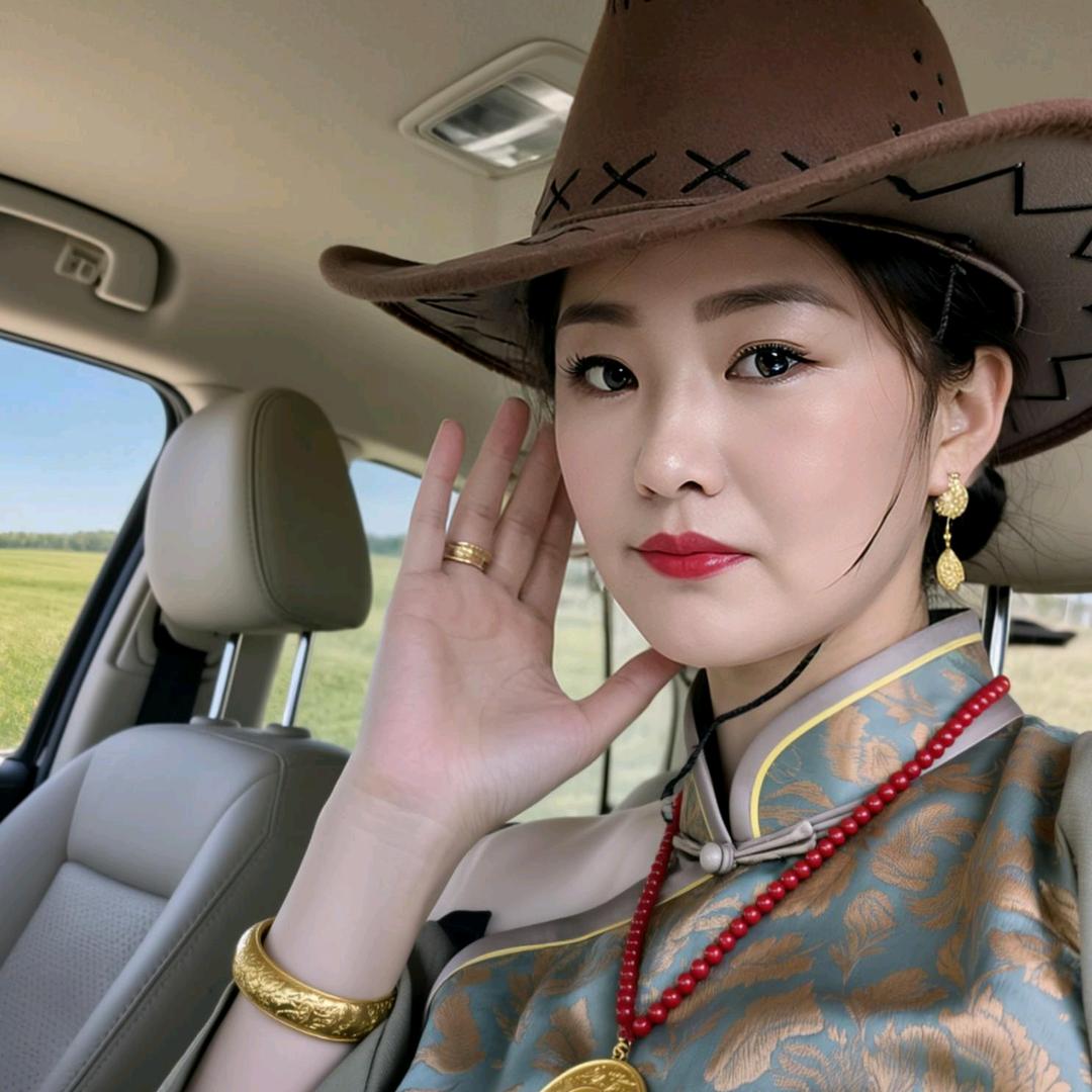 阳光下的微笑