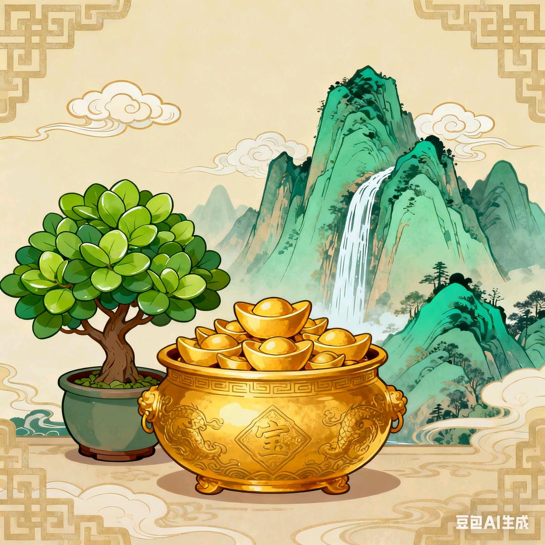 紫气绕春枝