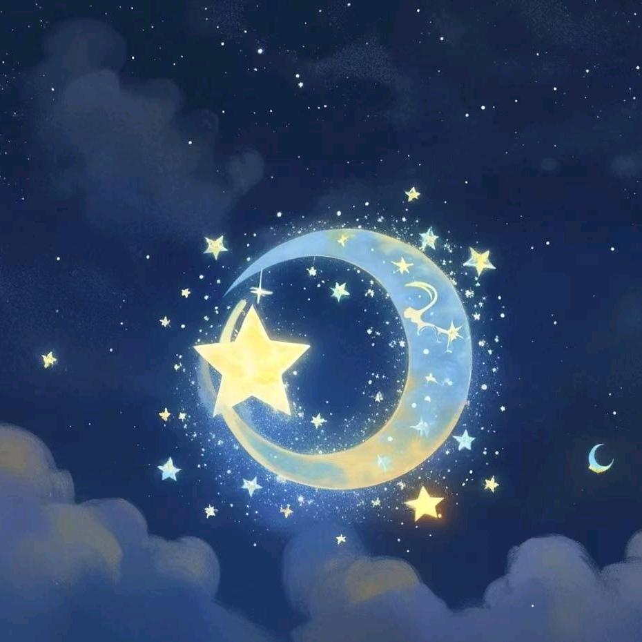 星月彩绘纹身贴