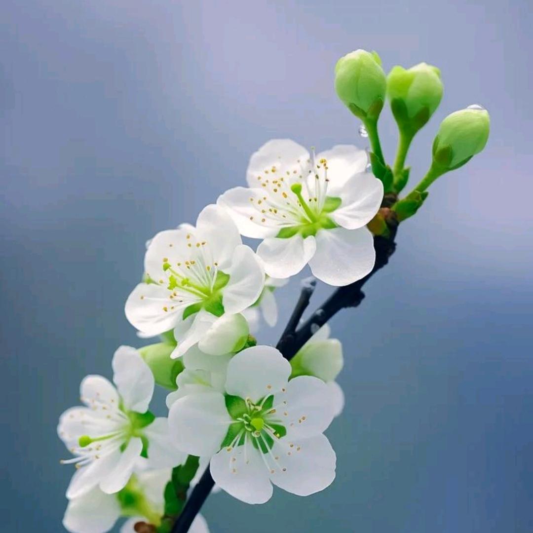 蓝蓝的天空，白白的云。