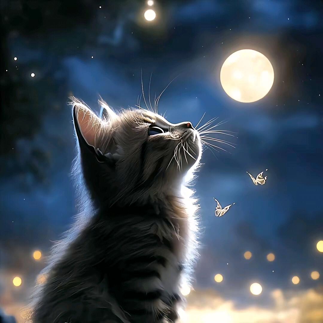 看，有一只猫猫诶