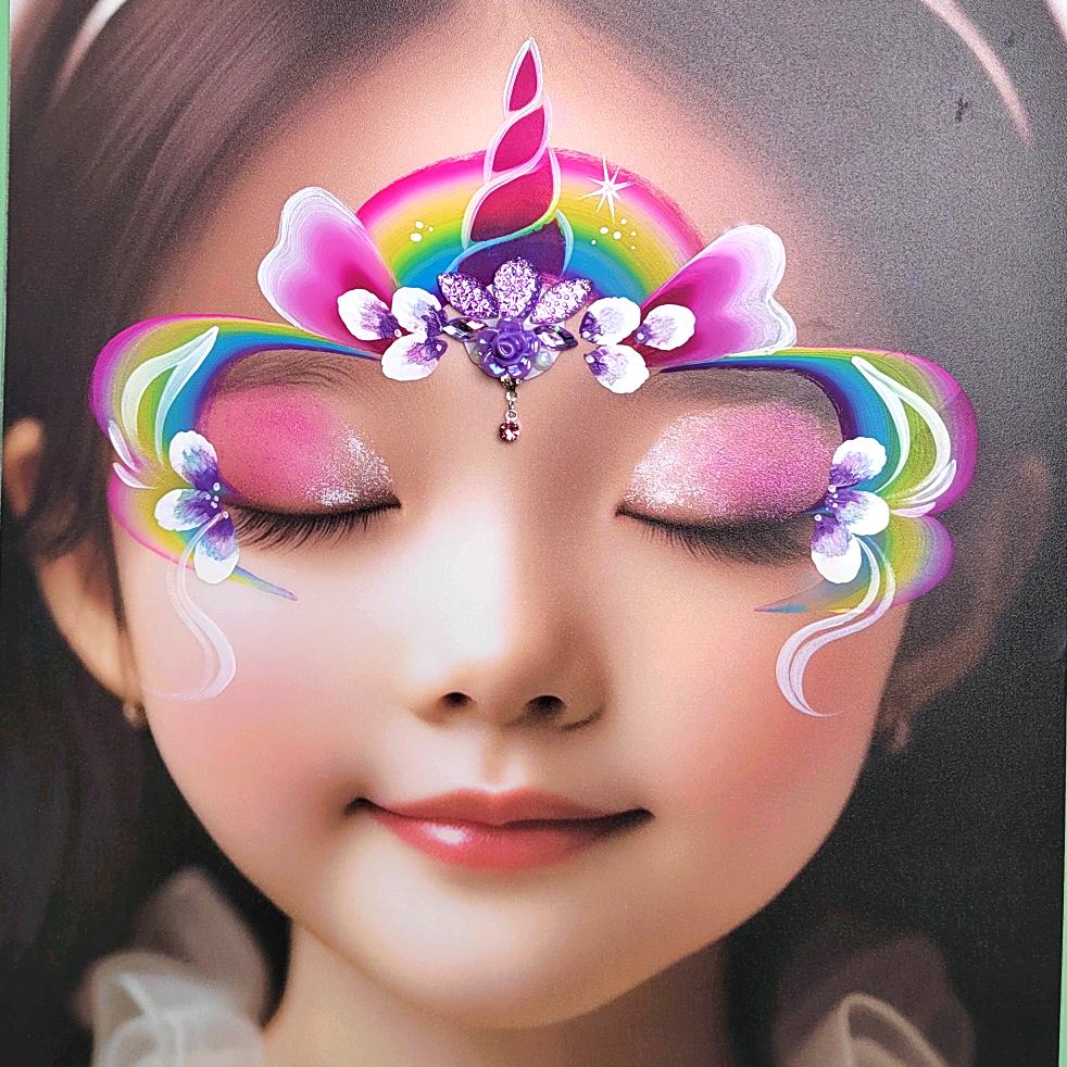 烨彩晶晶老师教彩绘