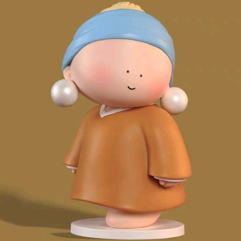 戴珍珠耳环的妇女