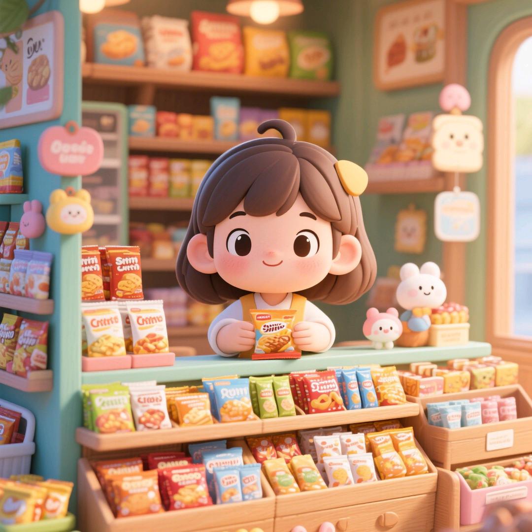 小馋鬼的零食库