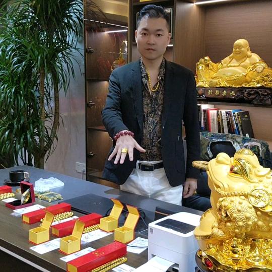龍拾仿金饰品源头厂家【烧红恢复金黄色】