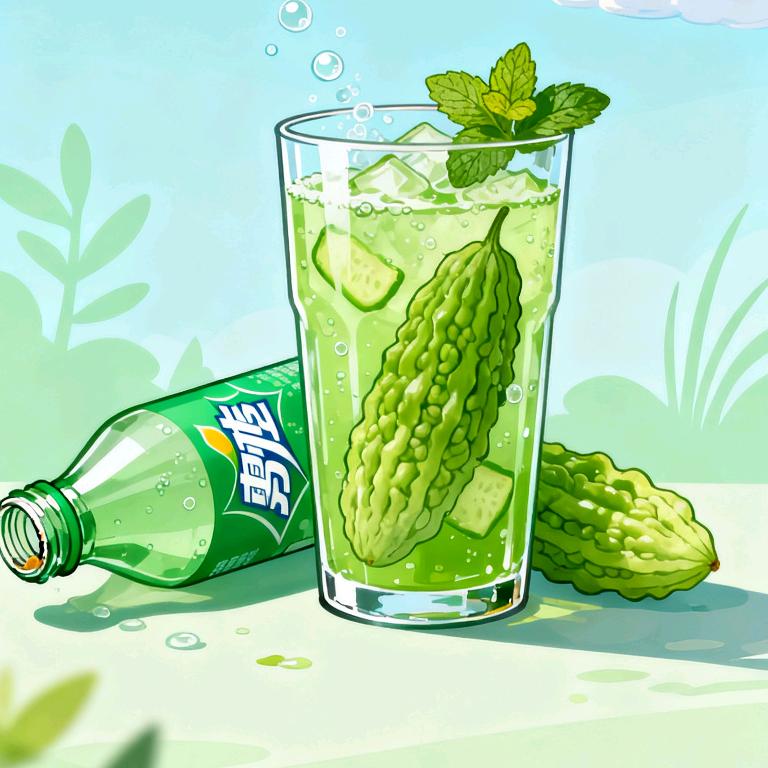 雪碧配苦瓜