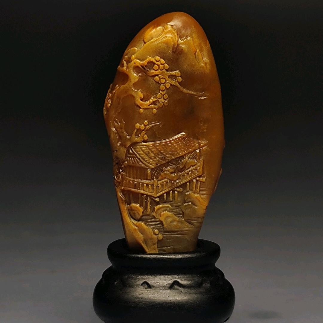 跳跳寿山田黄石