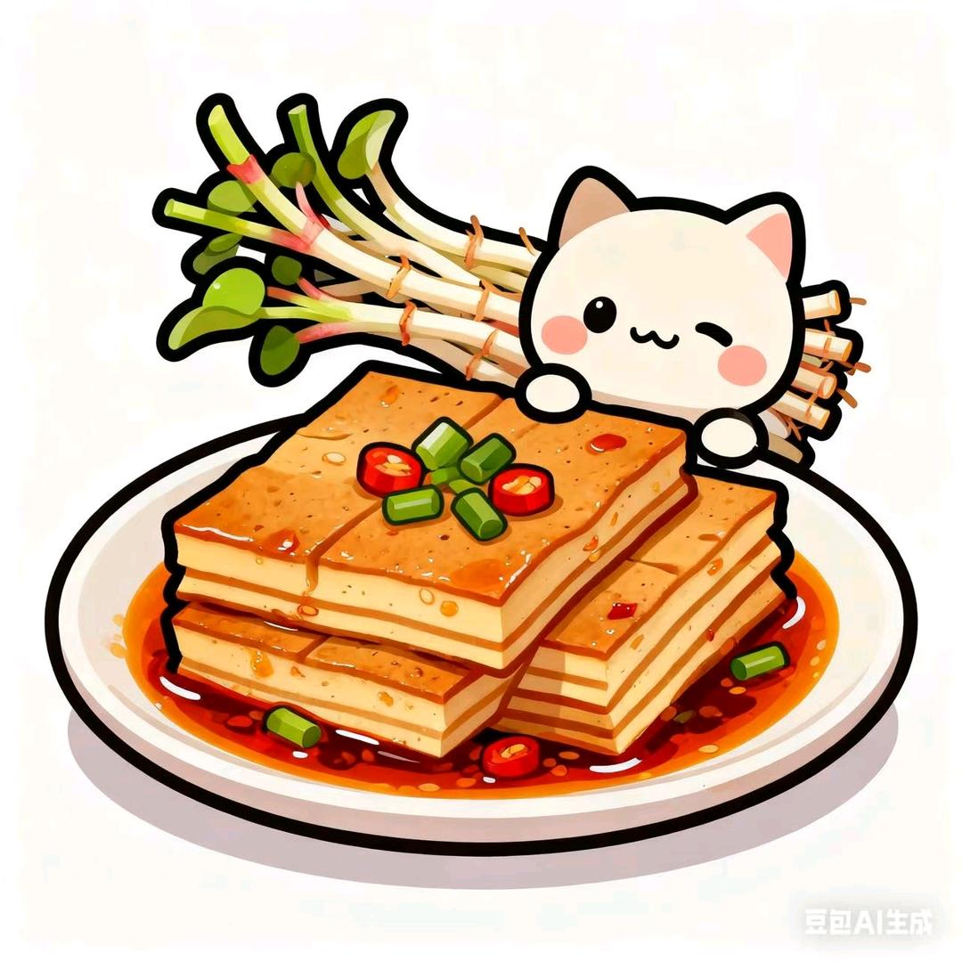 东哥折耳根千层豆干