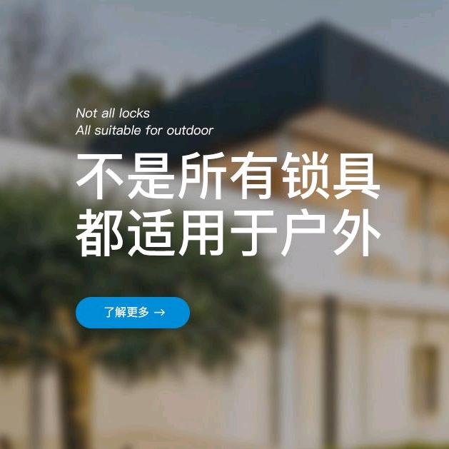 专业户外庭院锁具