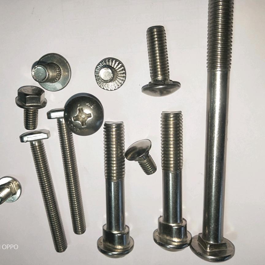 王开平不锈钢马车法兰T型非标螺丝