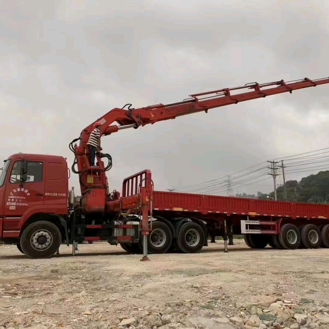 中山大小随车吊出租专业拉排山钢管