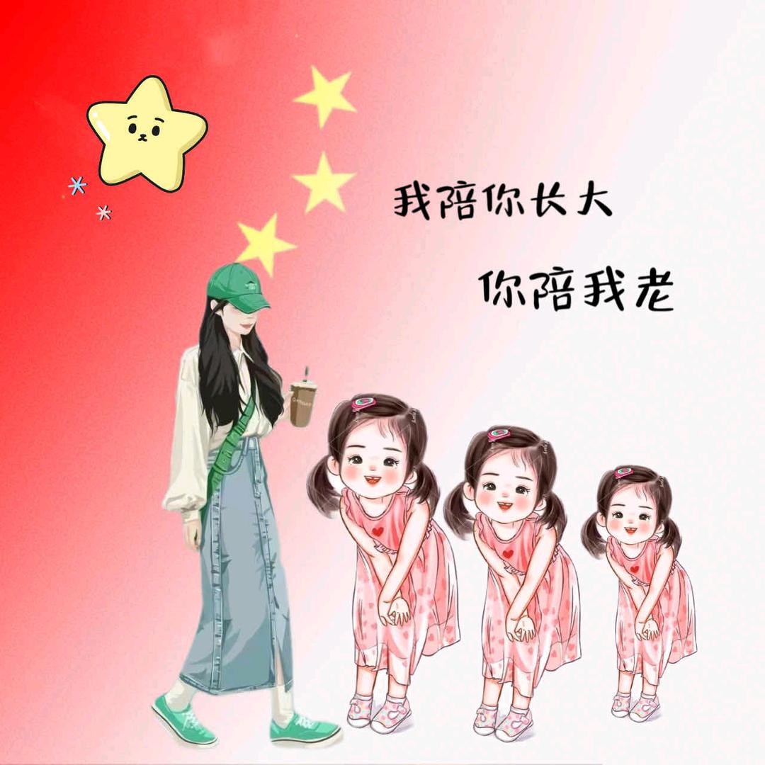 三个女儿的妈妈