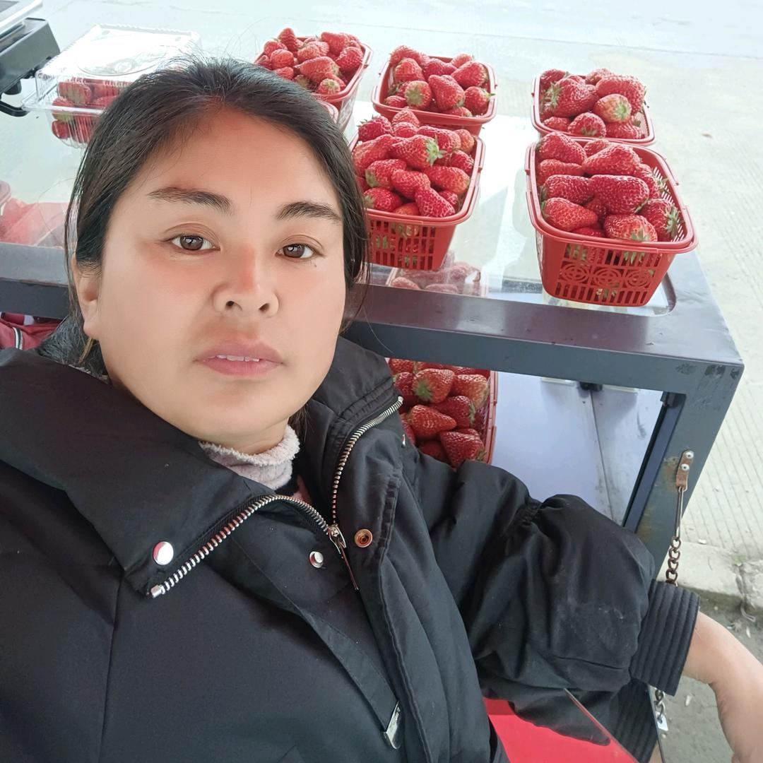苏月娟，彬彬奶油草莓采摘园