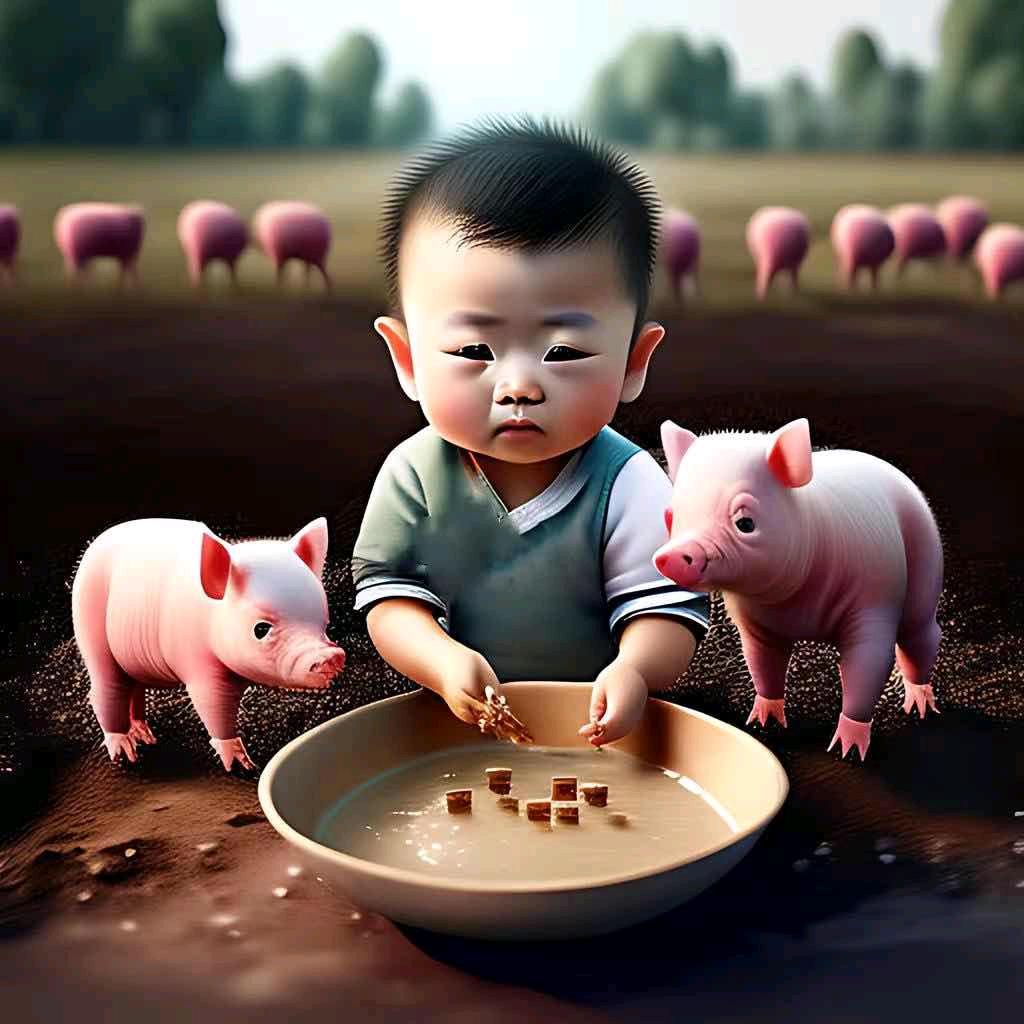 新端端的猪