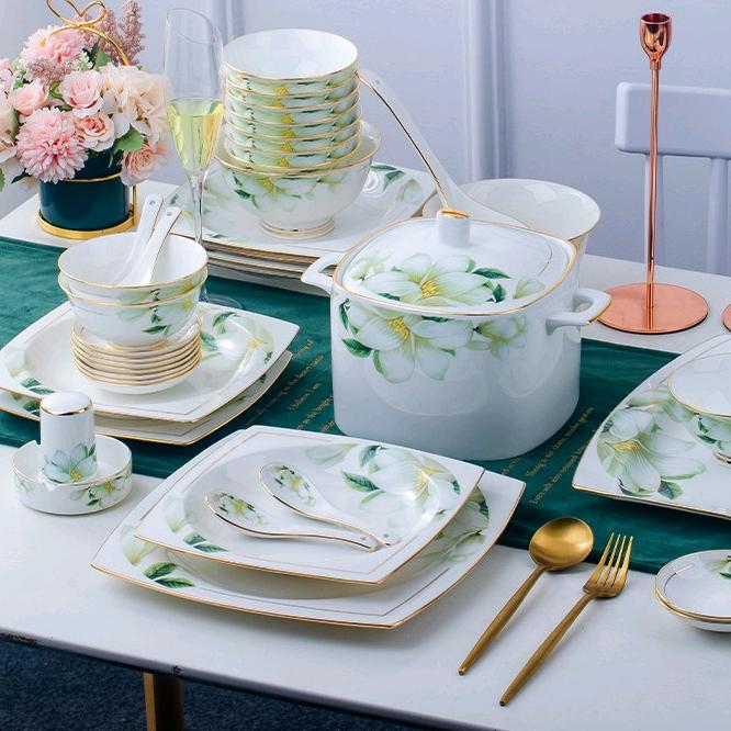 景德镇钻雅高端骨瓷餐具