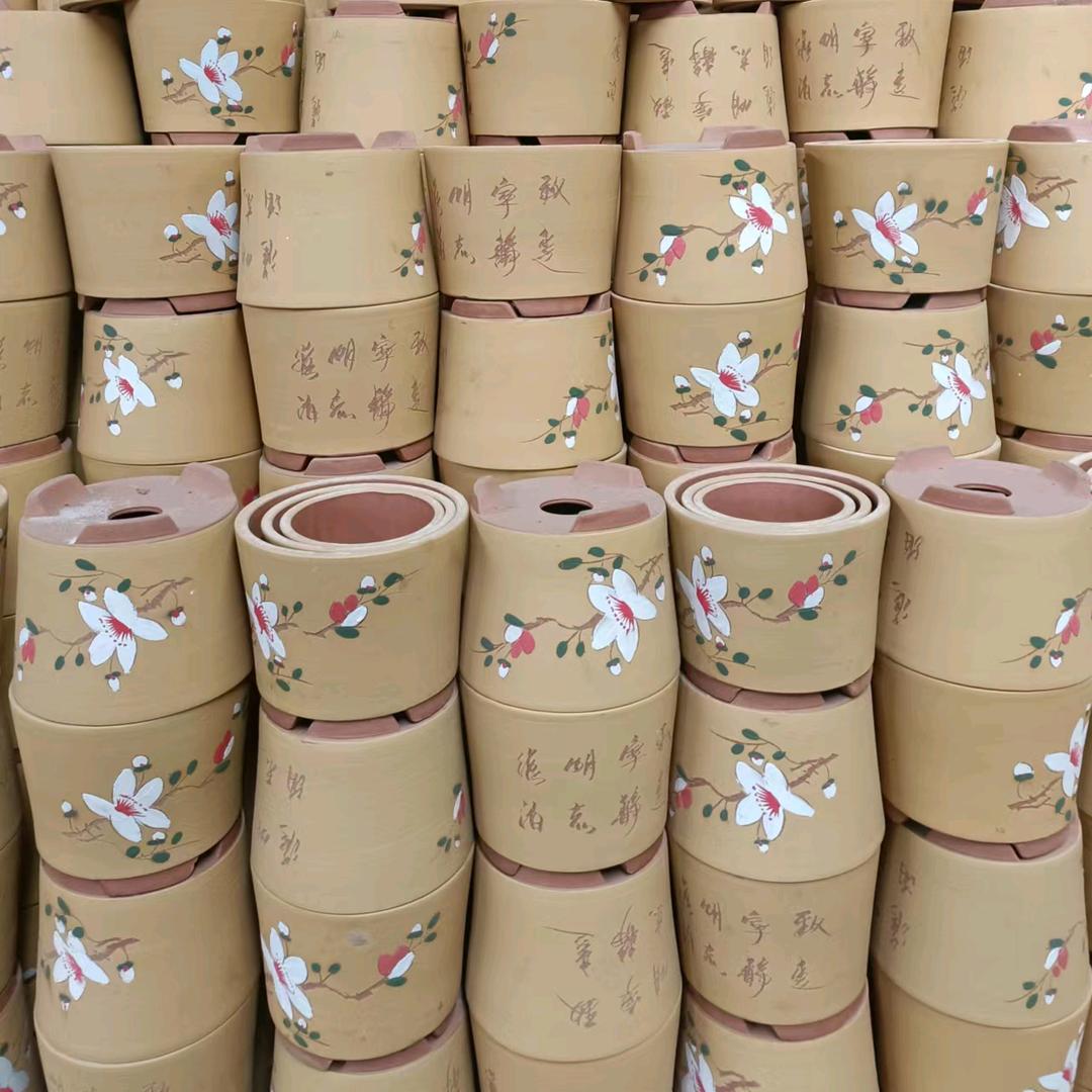 甜品紫砂花盆