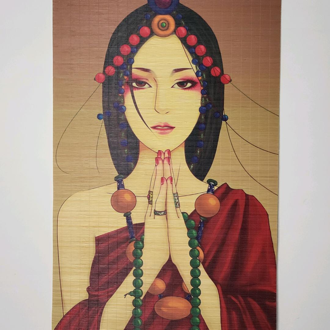 竹帘窗帘铝合金百叶帘隔断