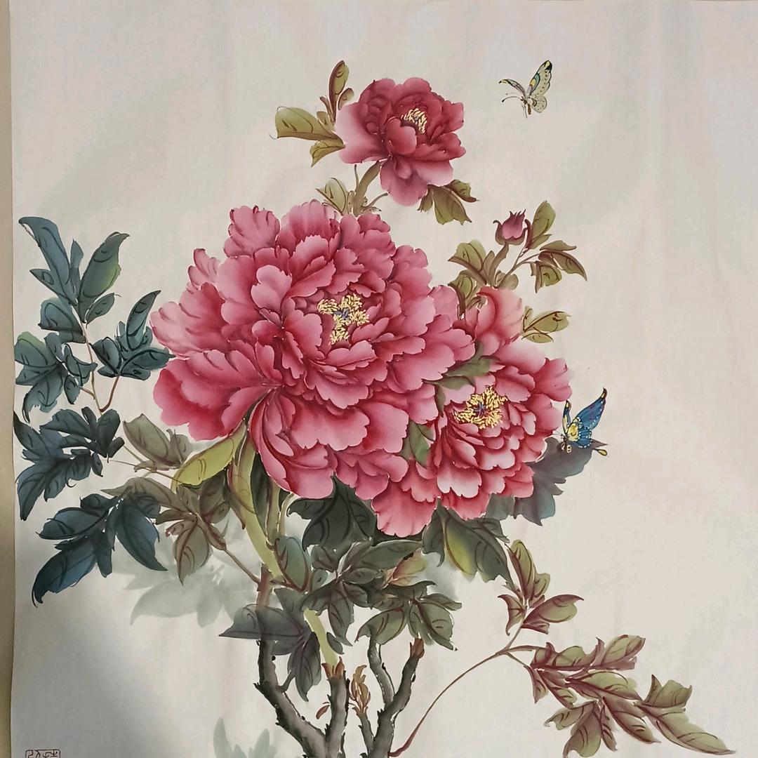 沙河 陈陈（国画牡丹）