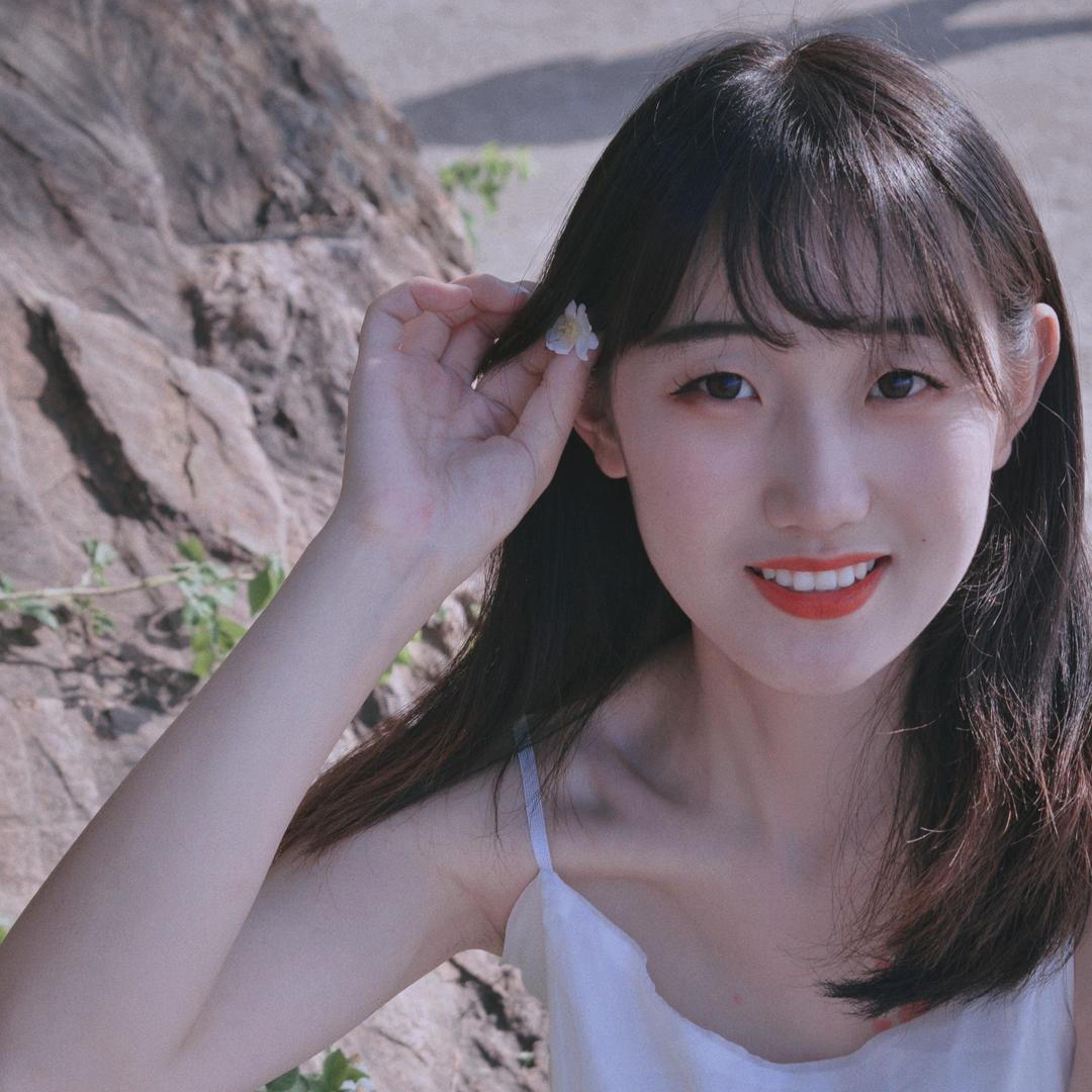 樱花和海.🌸