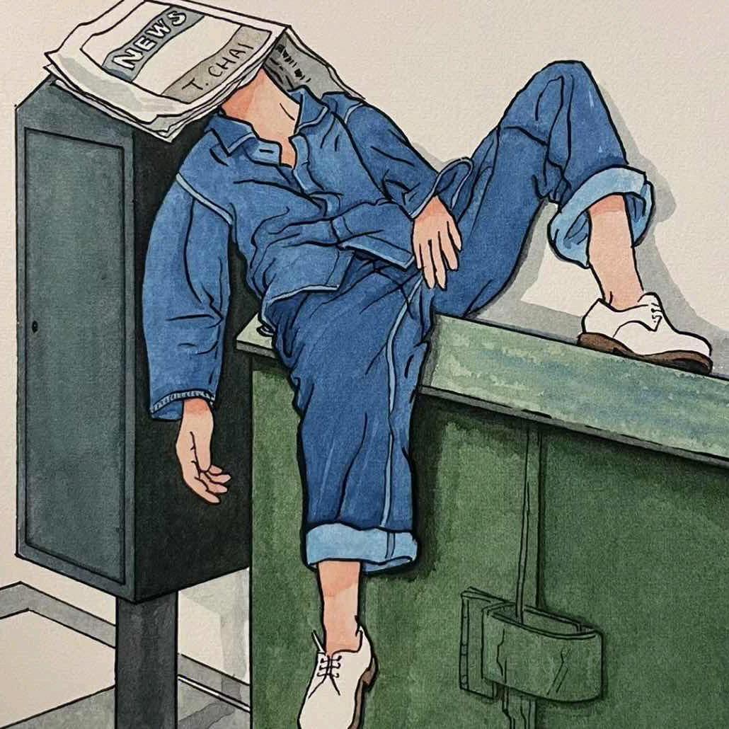 热待予林