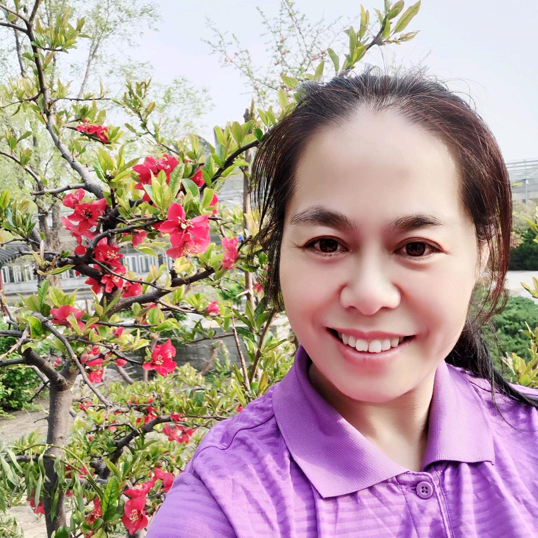 张海花。鲜花花艺