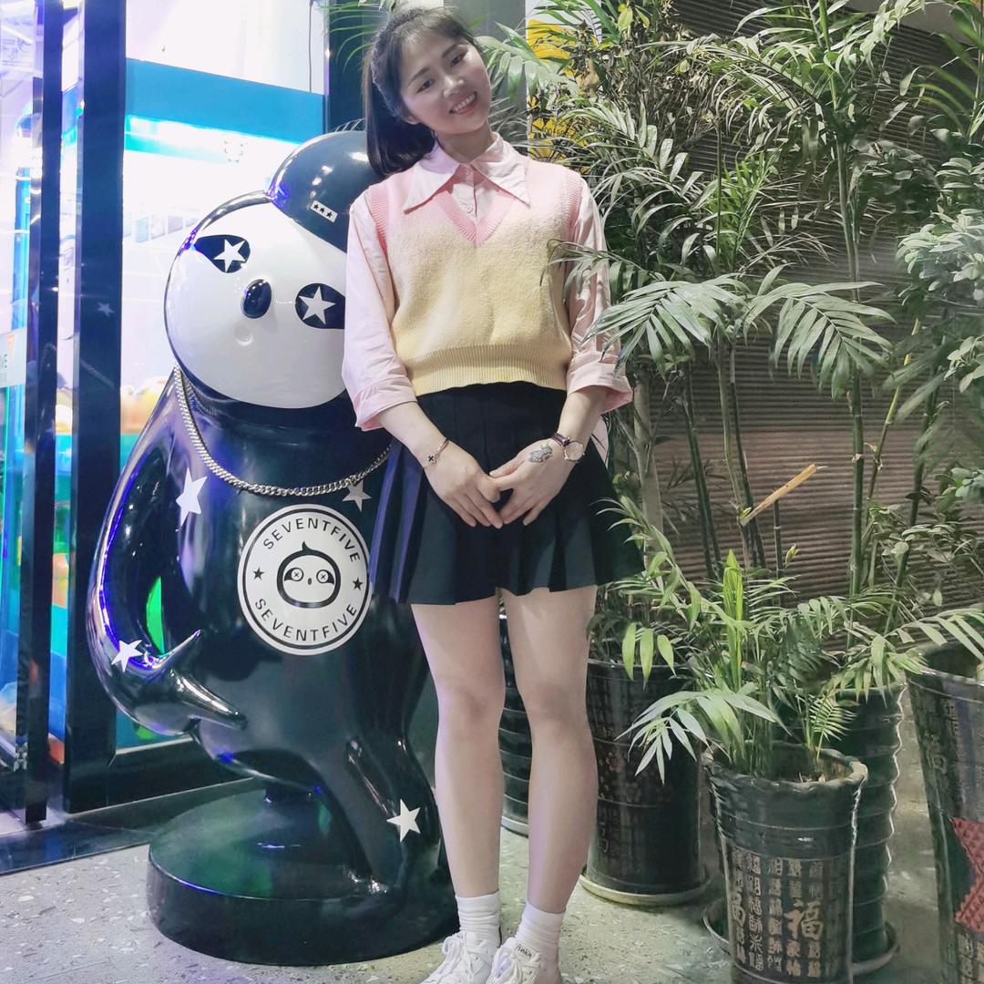 我一口整齐的蛀牙