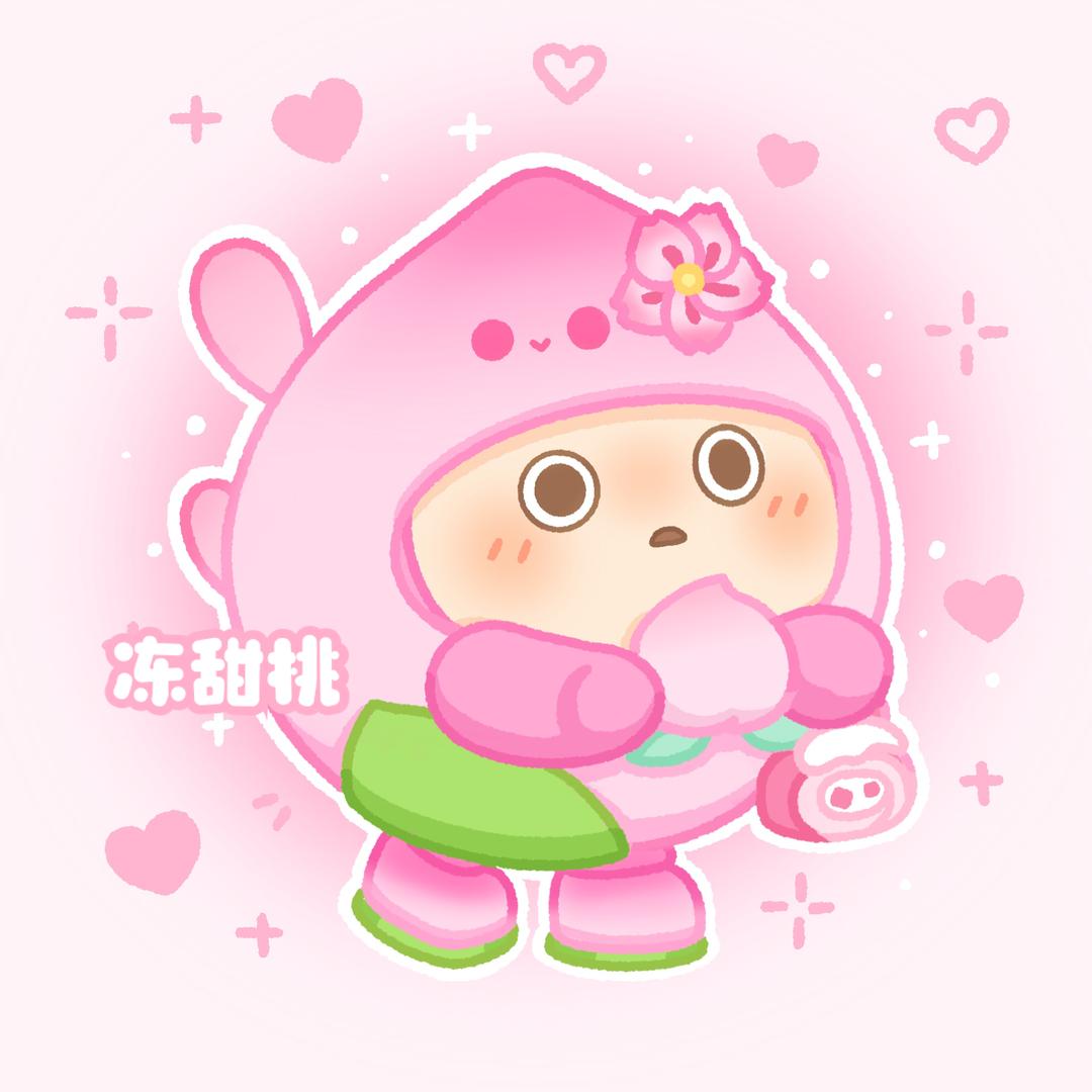 冻甜桃