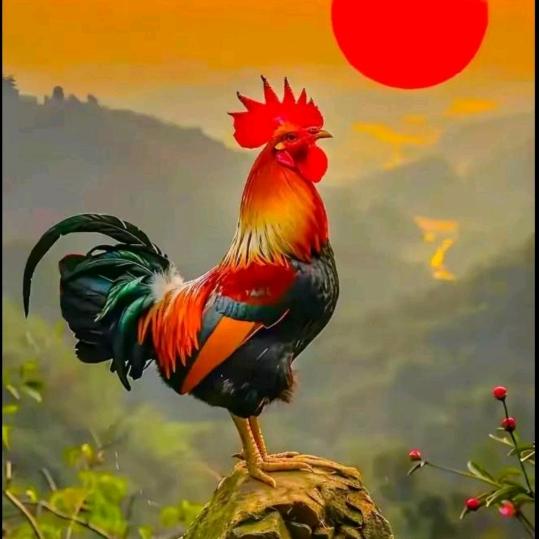散养大公鸡🐔