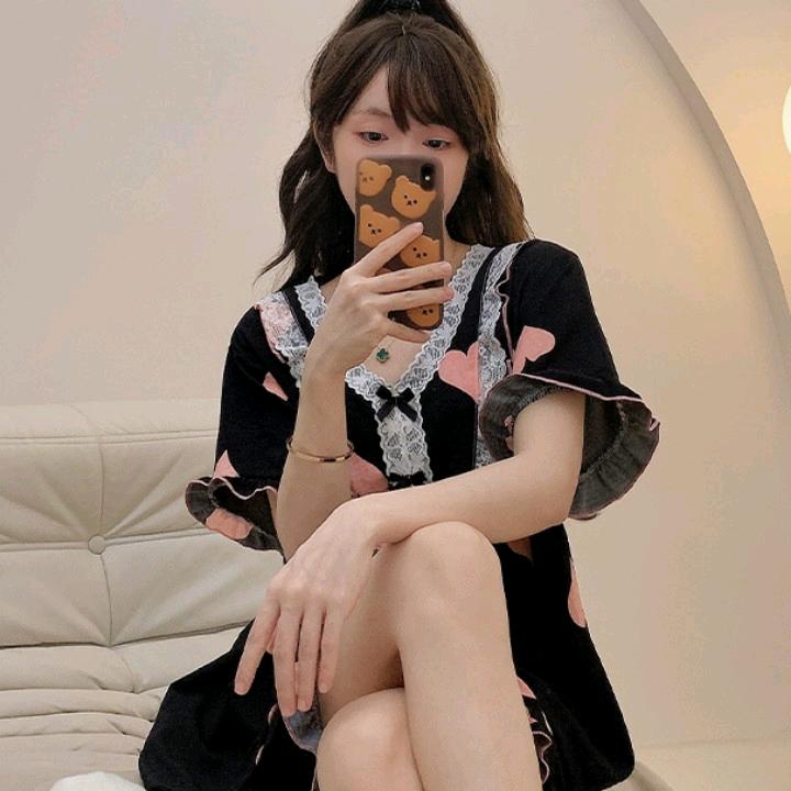 简优大码家居服