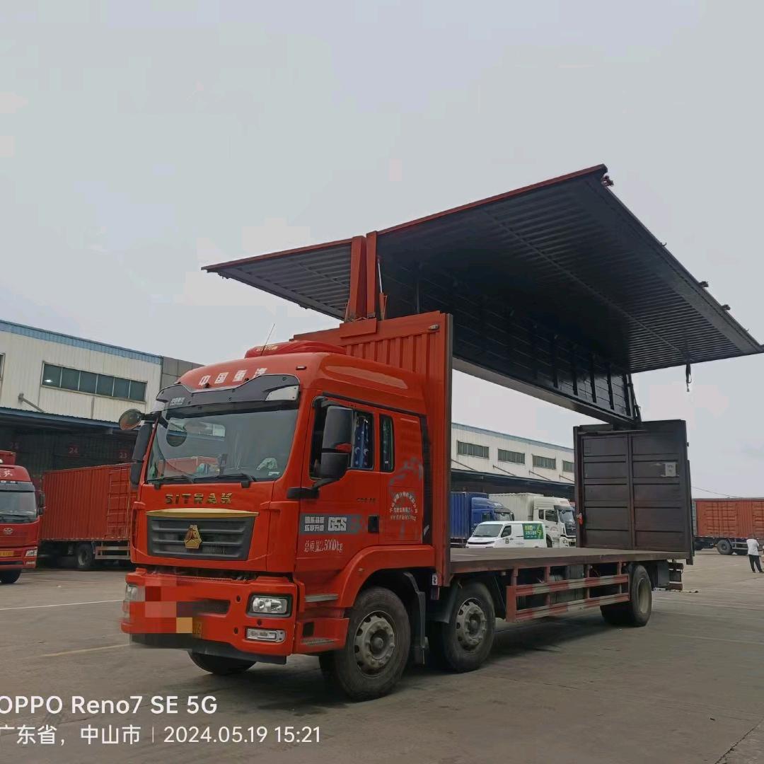 9米8厢式车带尾板每天早上珠海空车