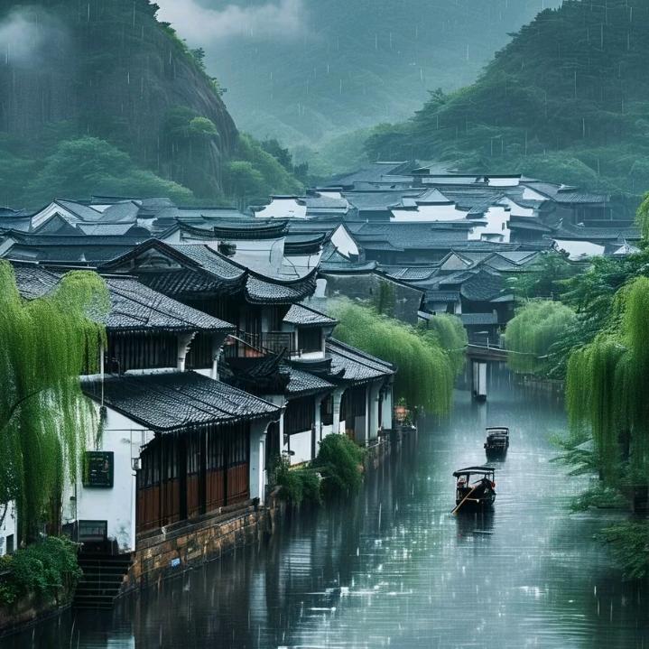 烟雨江南