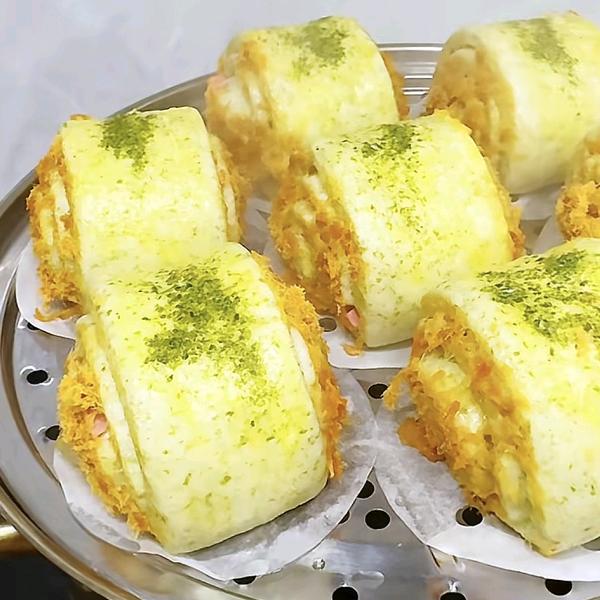 在小区卖花卷