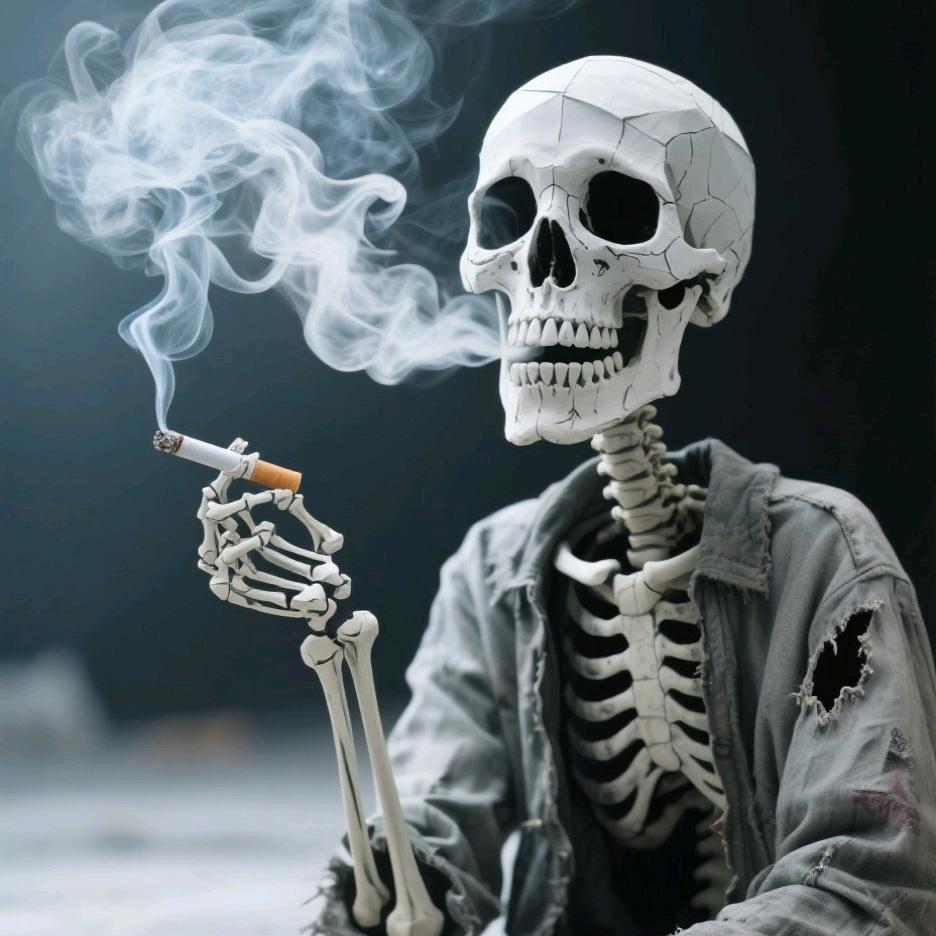 放下手中烟